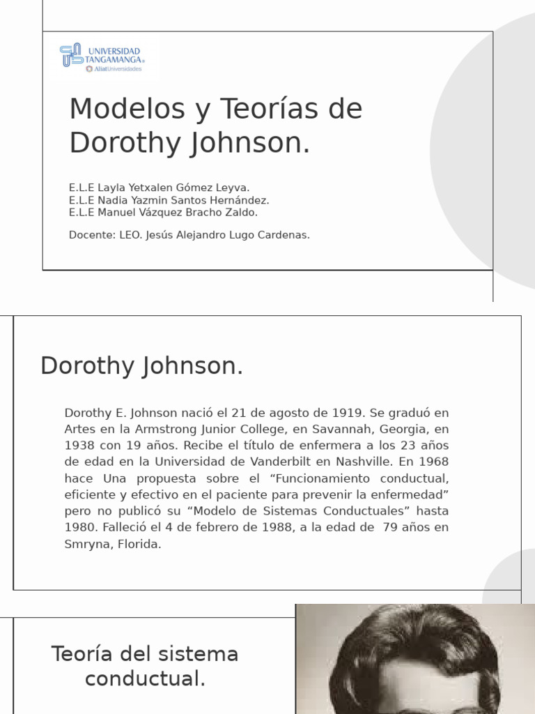 Teoría del Sistema Conductual de Johnson | PDF | Comportamiento ...