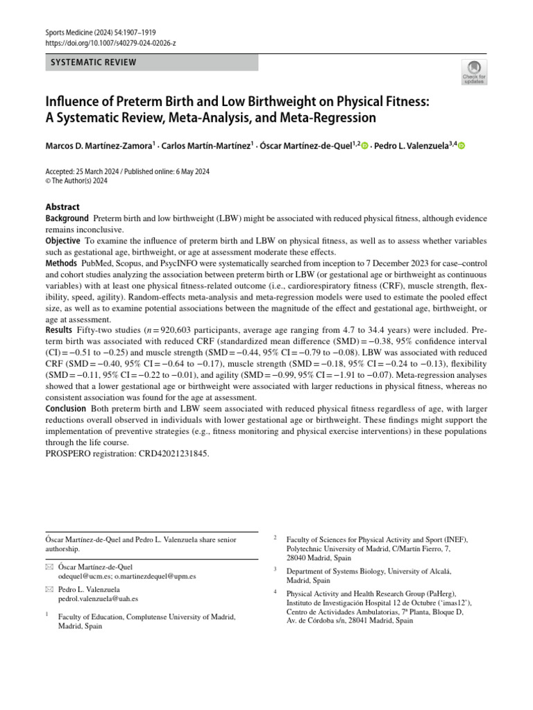 Zamora Et Al, Preterm and Low Birth Weight On PF 2024 | PDF | Preterm ...