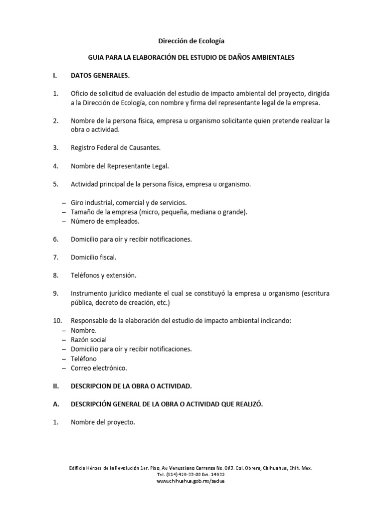 Guía para Estudios de Impacto Ambiental | PDF | Residuos | Entorno natural