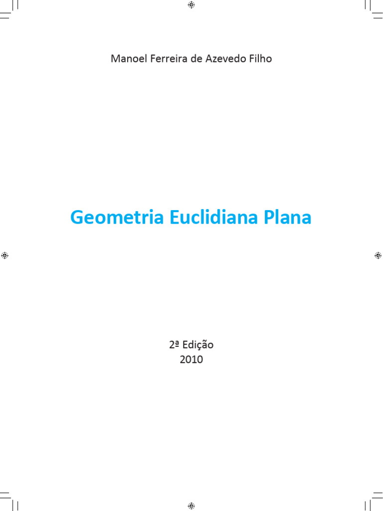Geometria Euclidiana Plana: Conteúdo Completo | PDF | Triângulo | Linha ...