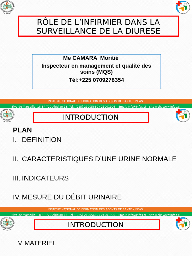 Rôle de l'infirmier en diurèse | PDF | Urine | Urologie