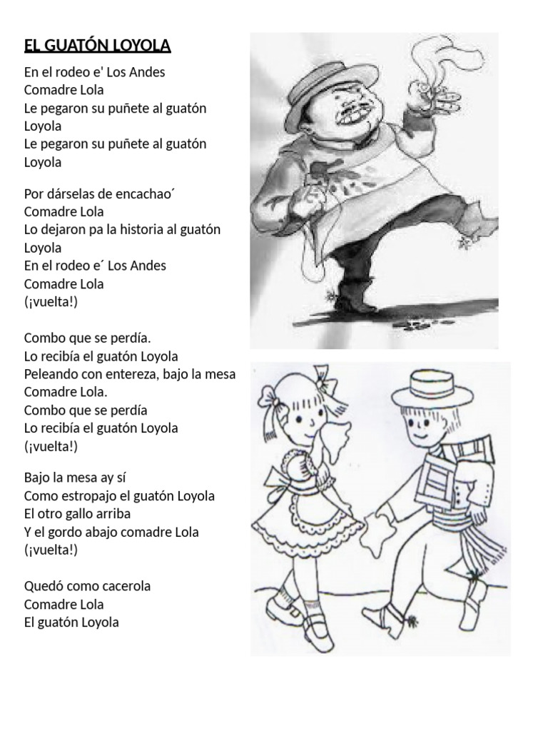 Guatón Loyola: Historia y Dibujo | PDF