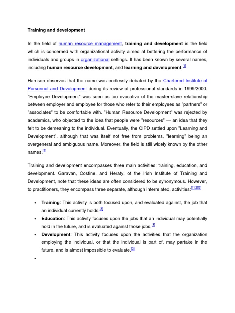 Training Development At Mcdonald S Pdf Mc Donald S Employment