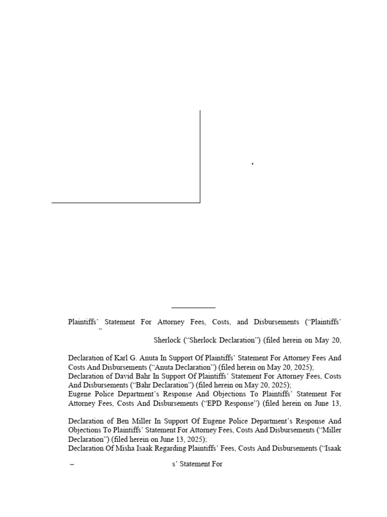 Attorney Fees Order in Becker v. EPD | PDF | Lawsuit | Summary Judgment