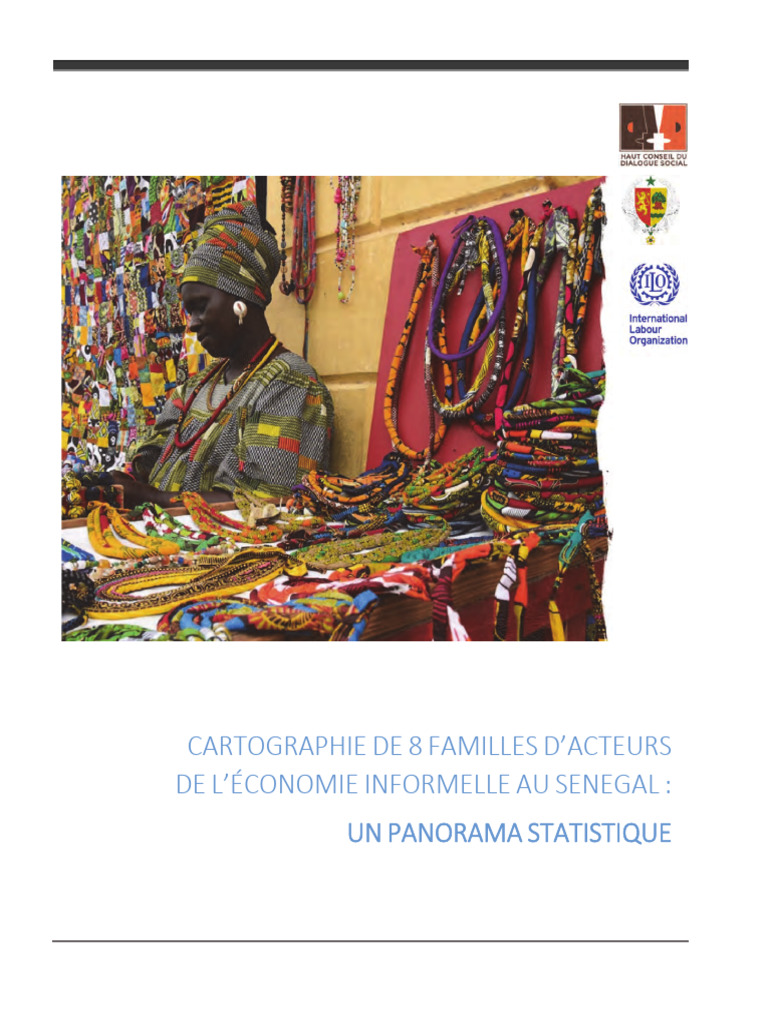 Cartographie de l'économie informelle au Sénégal | PDF | Économie ...