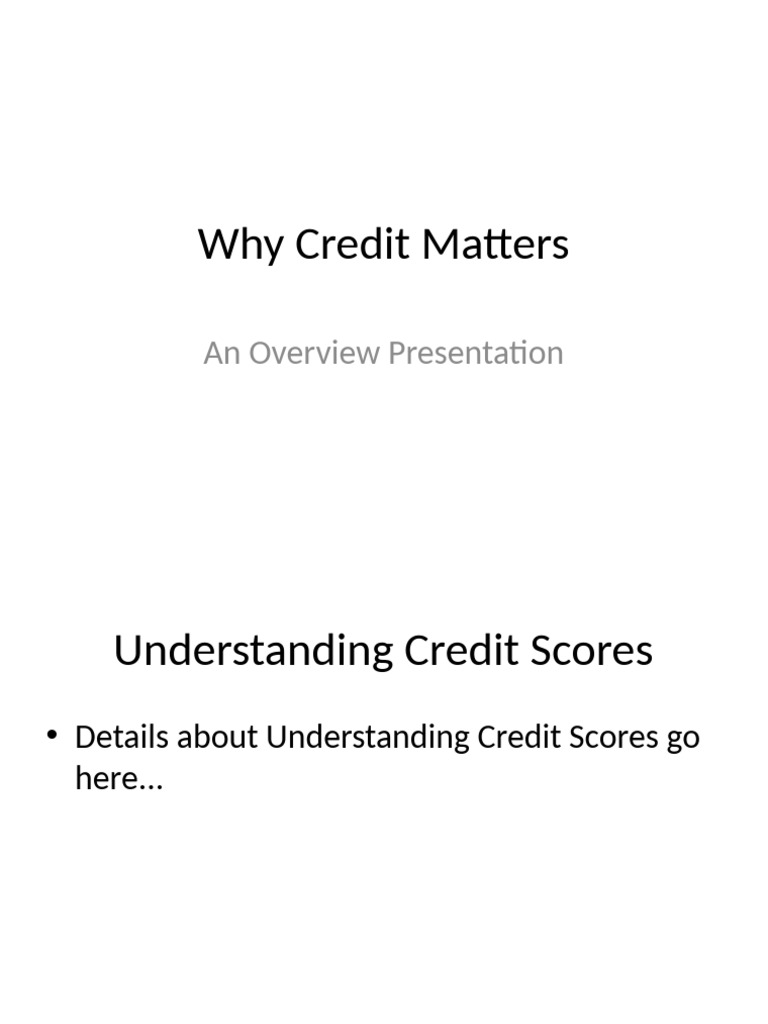 Credit Building Beginners | PDF