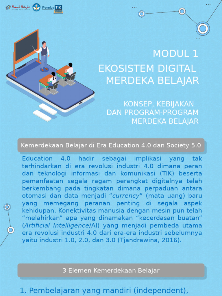 [level 1] Materi 1 EKOSISTEM DIGITAL MERDEKA BELAJAR | PDF