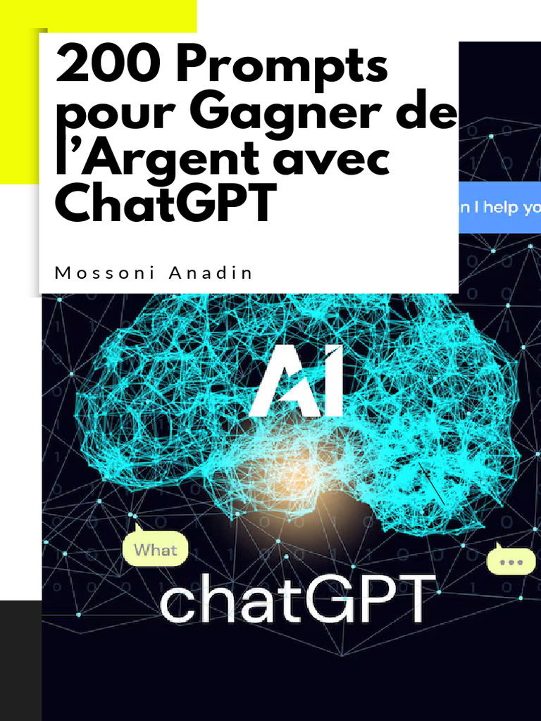 Prompts ChatGPT pour Gagner de l'Argent | PDF | Intelligence ...