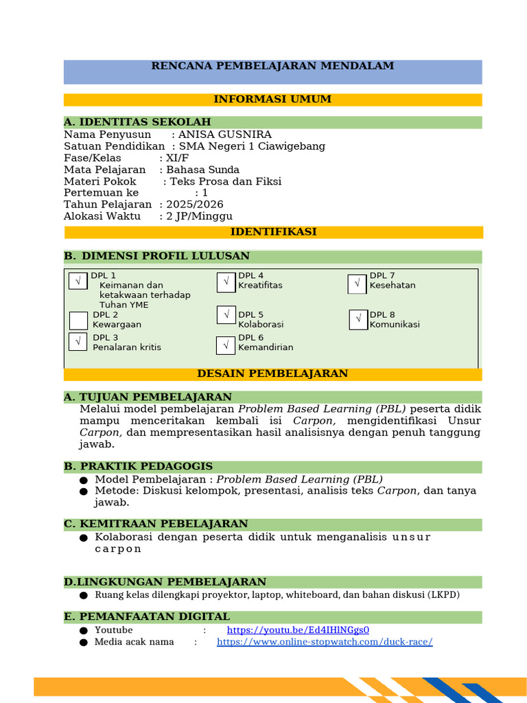 RPM Teks Prosa Dan Fiksi | PDF