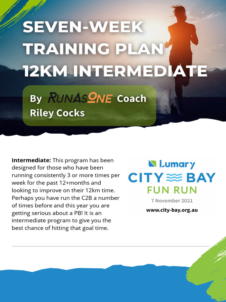 12KM Intermediate Training Plan | PDF