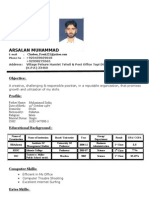 My CV - With Picture