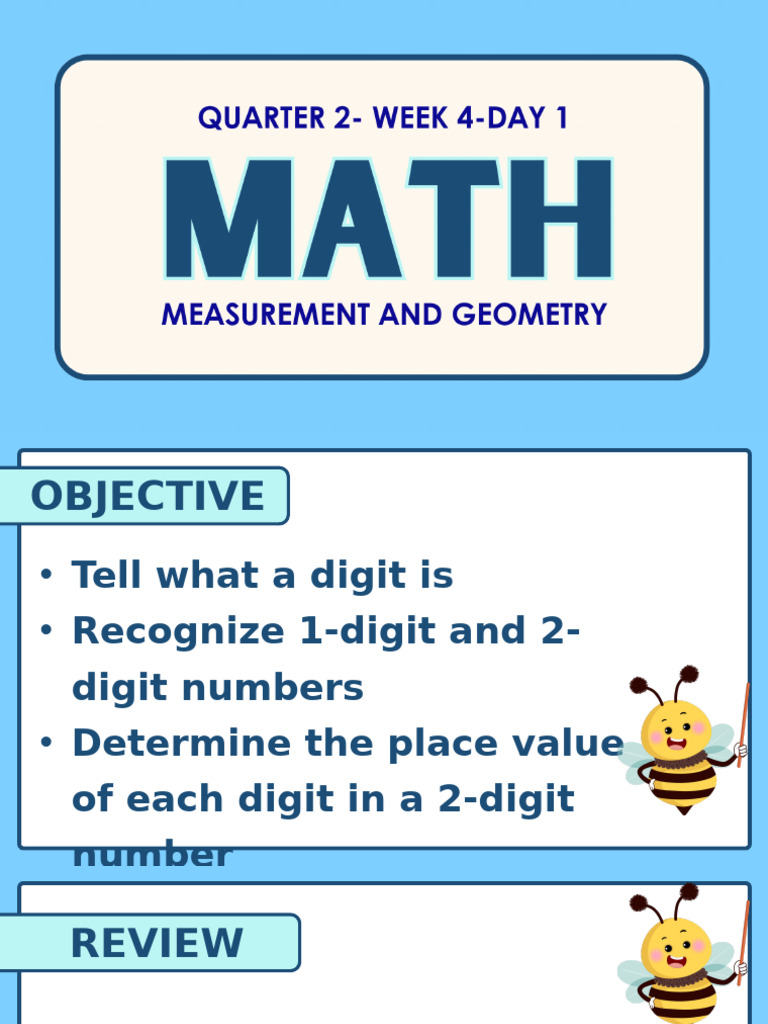 Day 1 Math q2 w4 d1 | PDF | Mathematics | Arithmetic