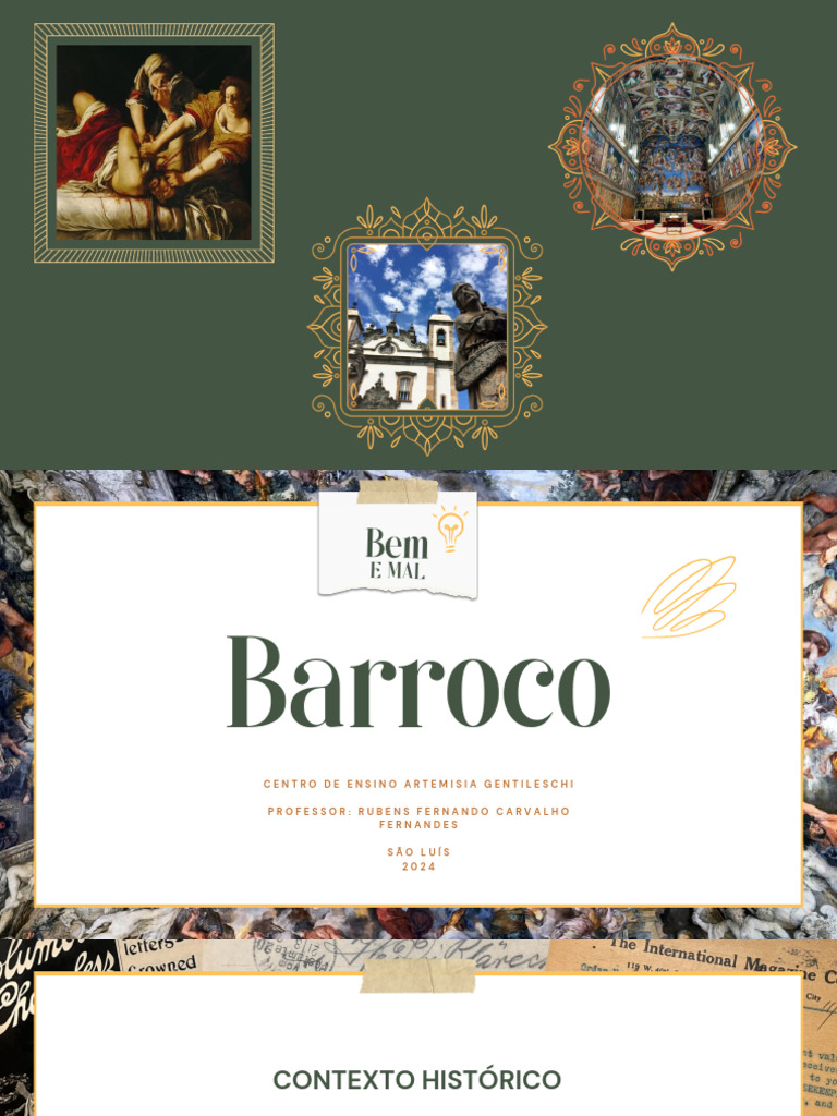 SLIDE PARA A AULA DE BARROCO | PDF | Barroco
