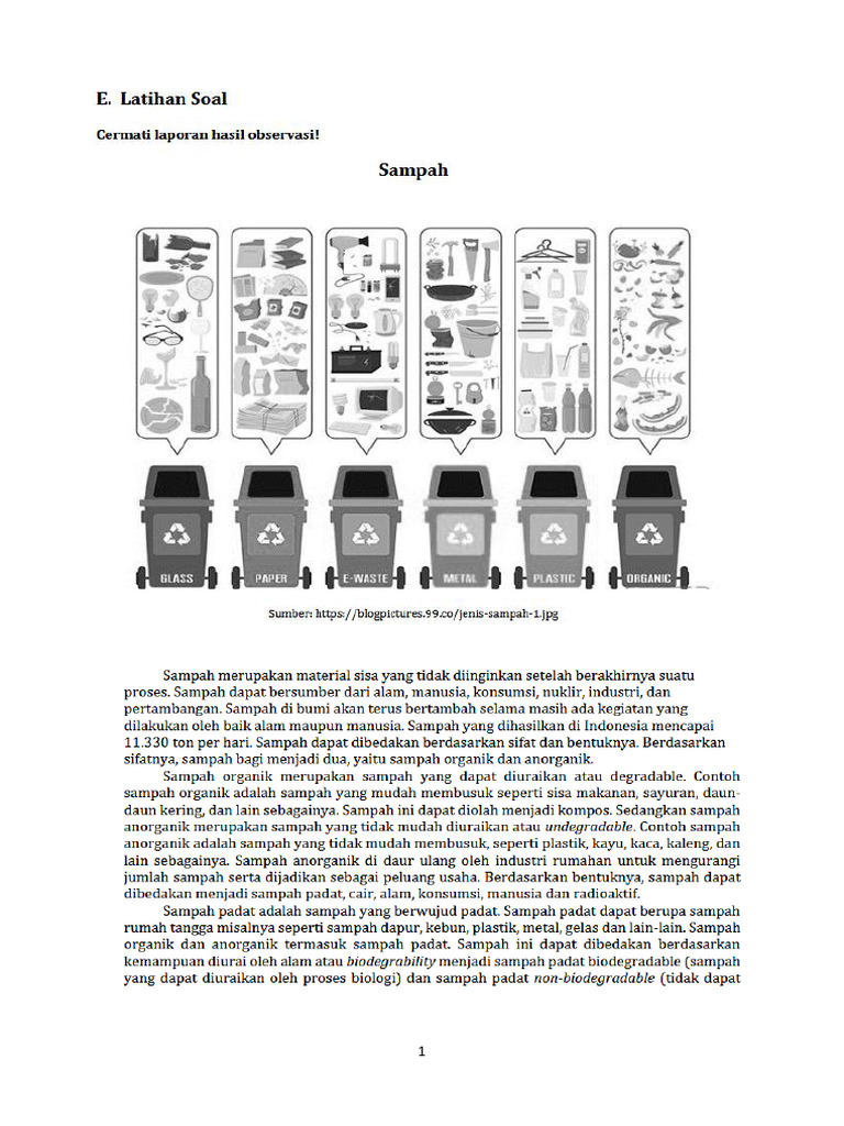 Latihan Soal LHO | PDF