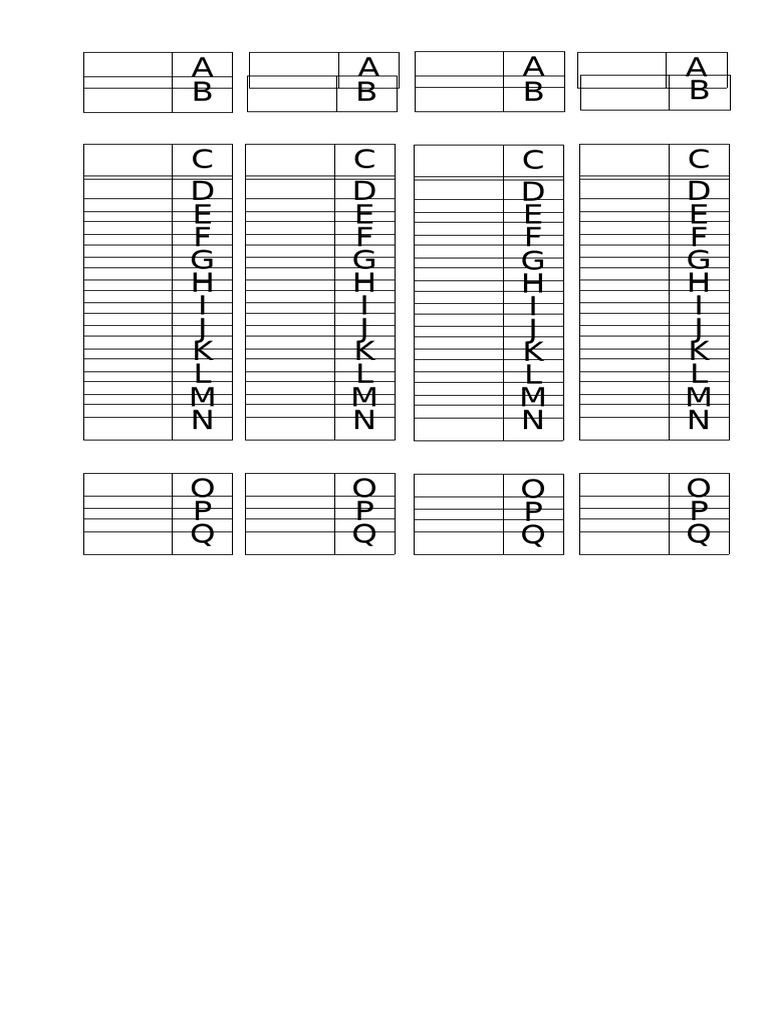 Letras de Tabbing para Download Grátis | PDF