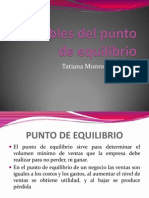 ACFI Punto de Equilibrio