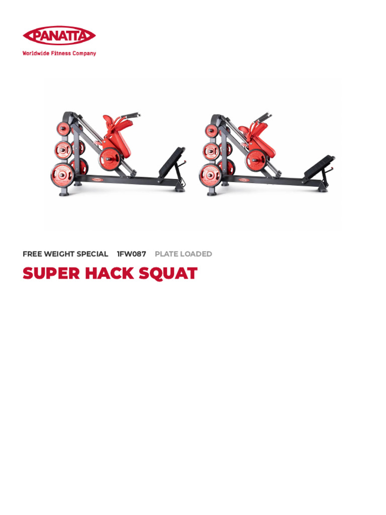 Super Hack Squat - Panatta Sport | PDF