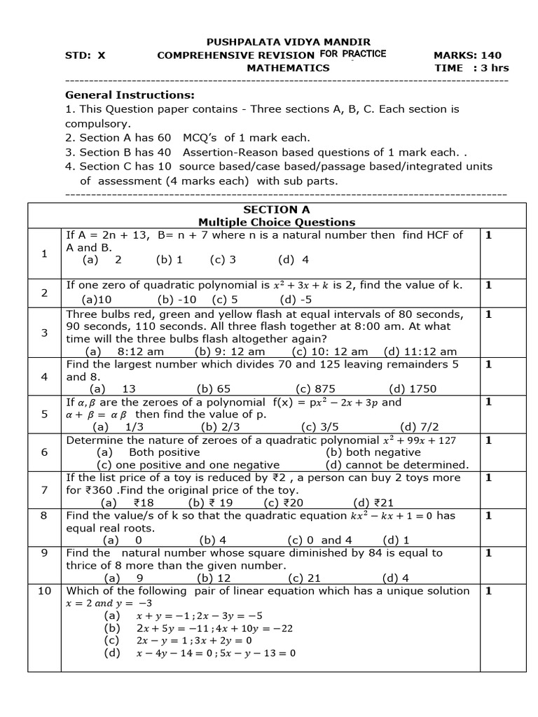 Maths Competency Questions | PDF | Circle | Sphere