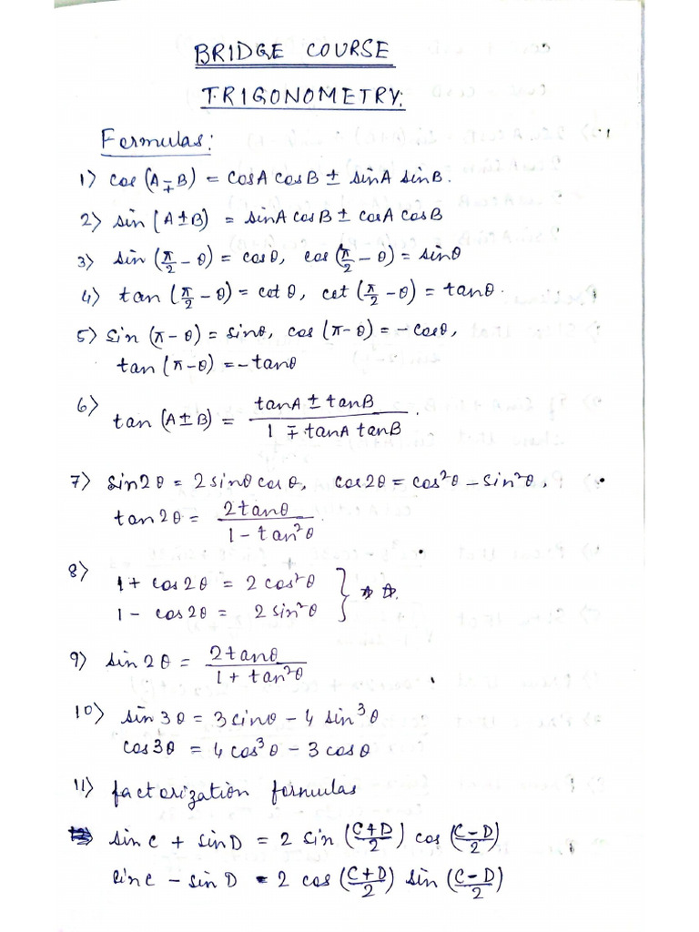 Bridge Course | PDF