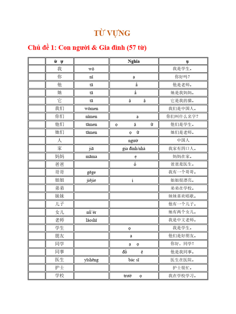 T NG H P HSK 1 3.0 | PDF