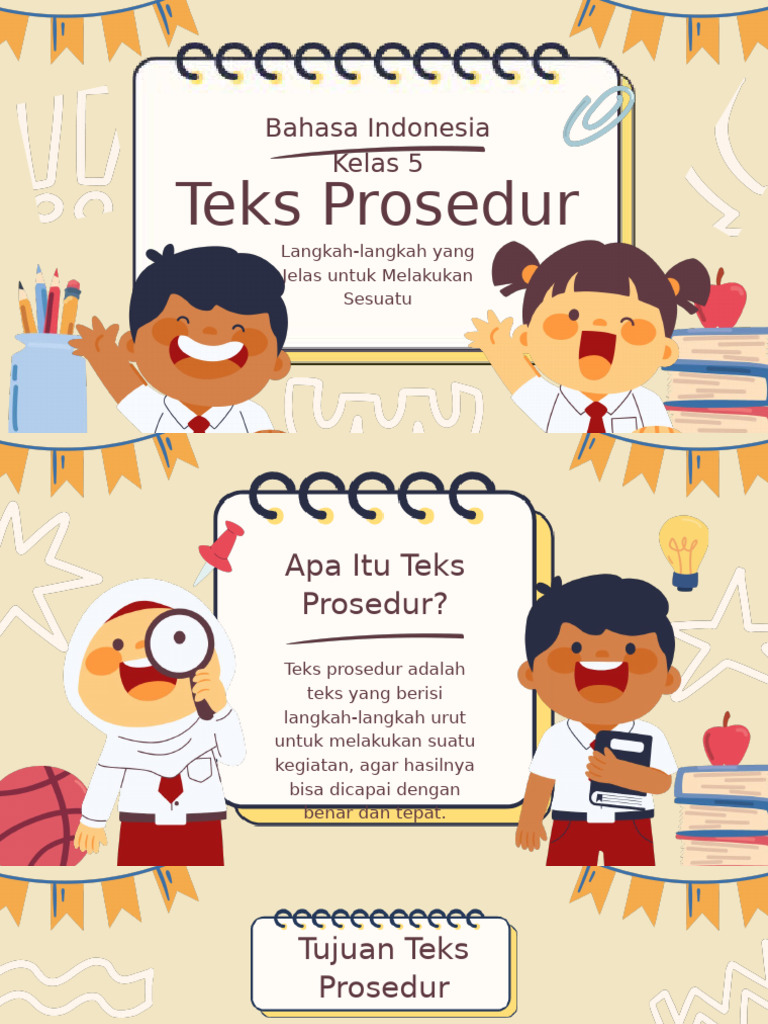 Bahan Ajar Teks Prosedur | PDF