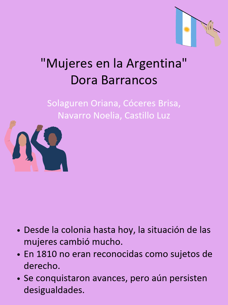 Historia de las Mujeres en Argentina | PDF