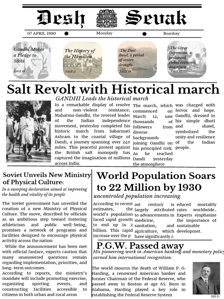 White Illustrated Environment Magazine | PDF | Mahatma Gandhi | Economies