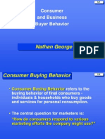 Consumer and Business Buyer Behavior: Nathan George