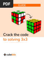 4x4 Rubik's Cube Solution Manual | PDF | Polytopes | Puzzles