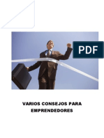 Concejos Para Emprendedores