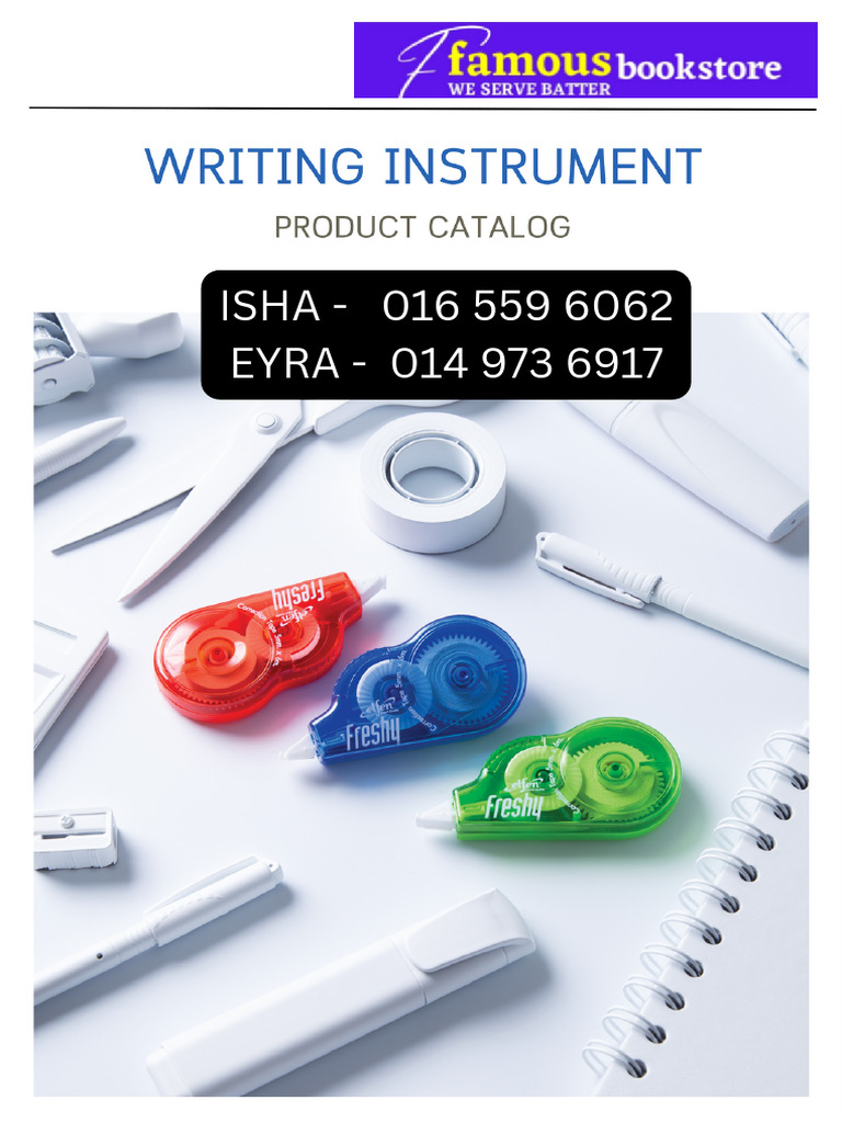 Writing Instrument Product PDF | PDF