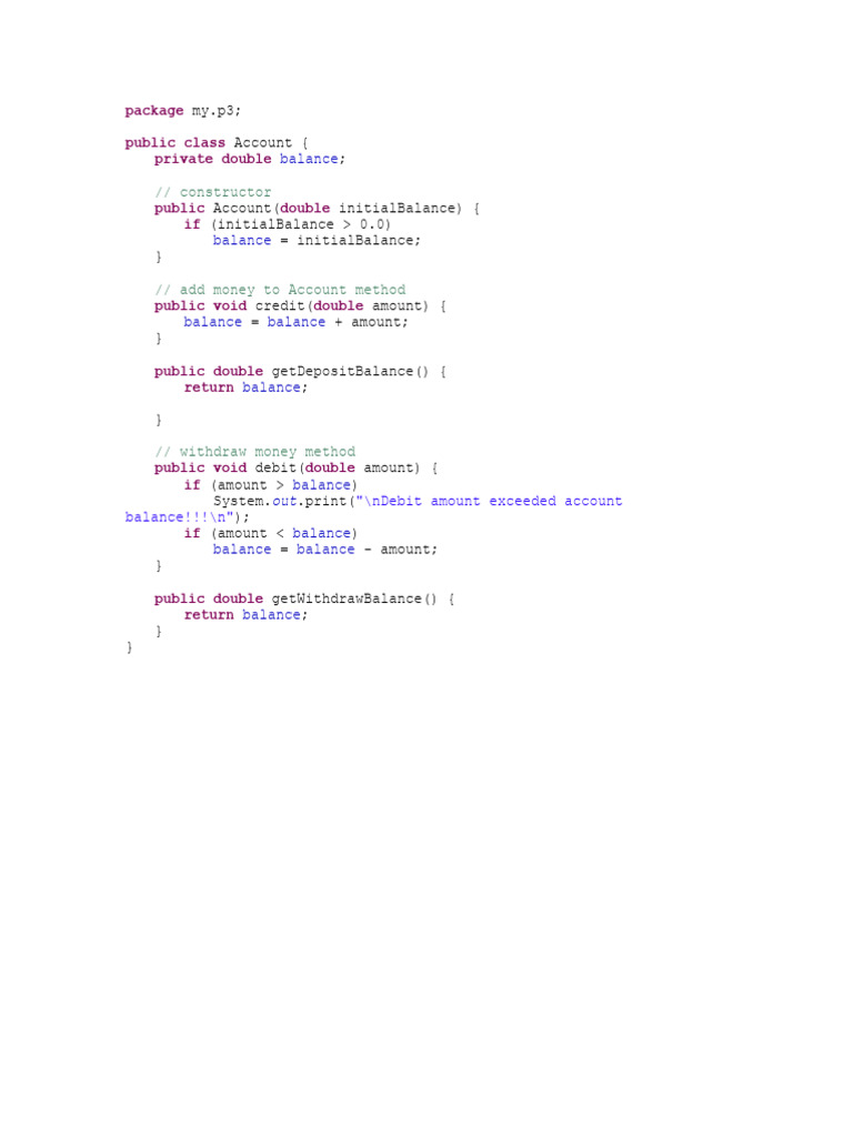 Java Account and Invoice Management | PDF | Computer Programming ...