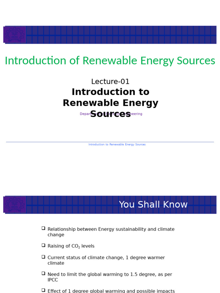 RES1 | PDF | Renewable Energy | Energy Development