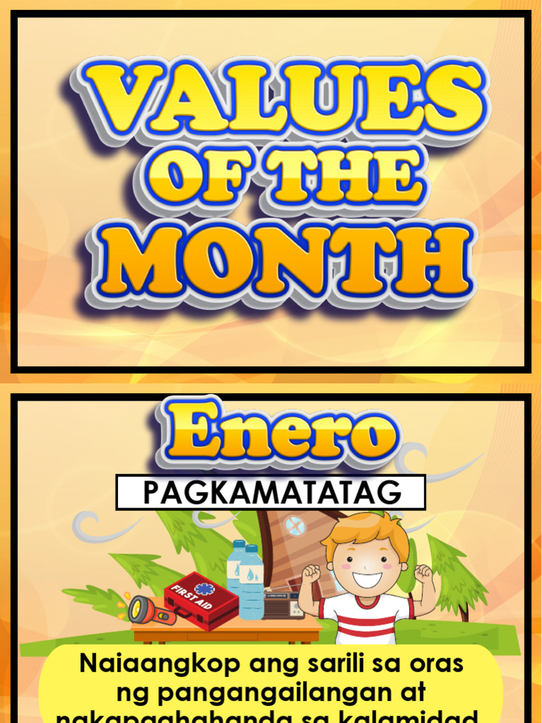 Values of The Month - Yellow | PDF