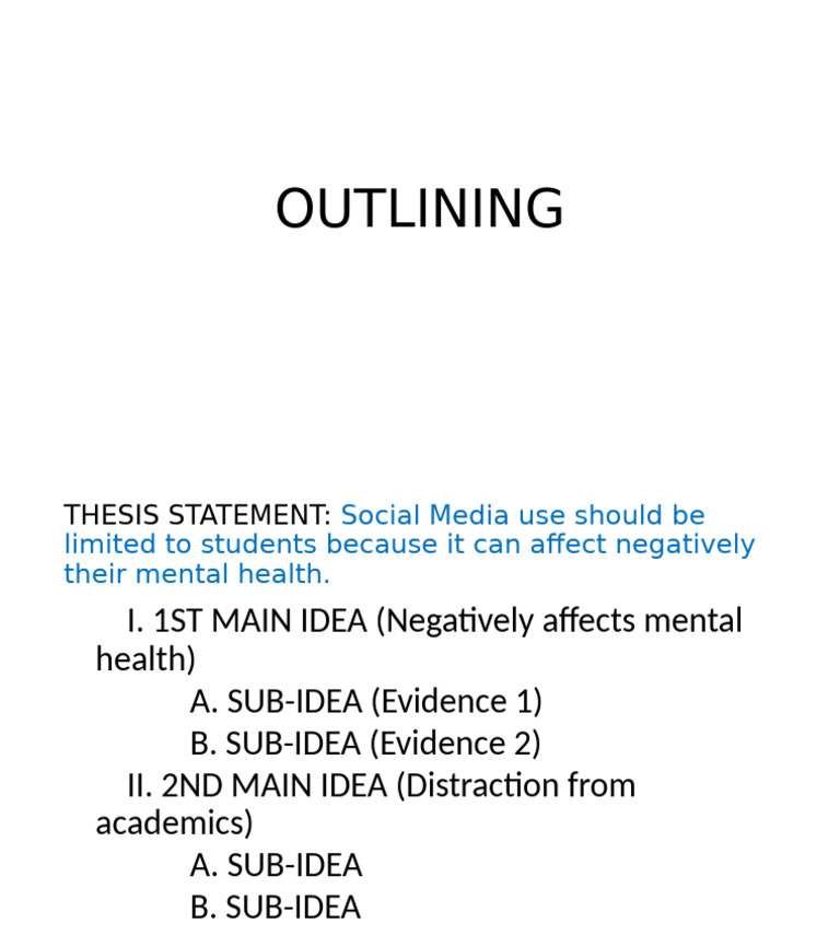 Eapp Outlining Activity | PDF