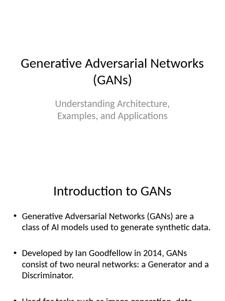 Understanding Generative Adversarial Networks | PDF | Artificial ...
