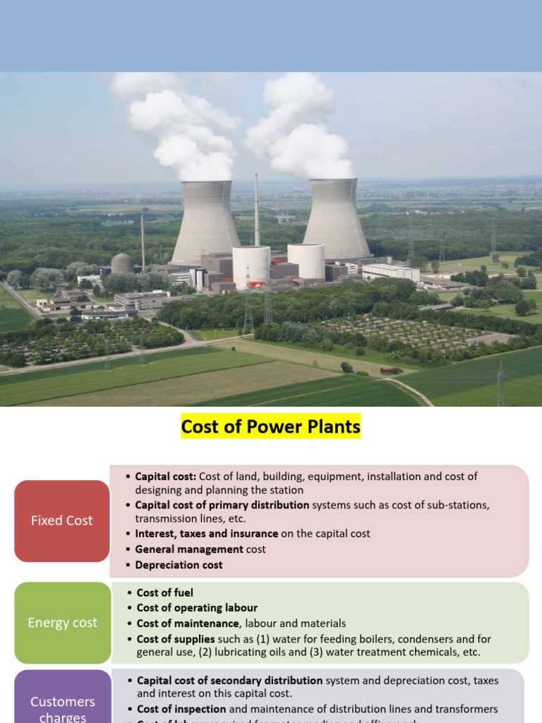 Power Plant Cost Analysis and Factors | PDF | Depreciation | Power Station