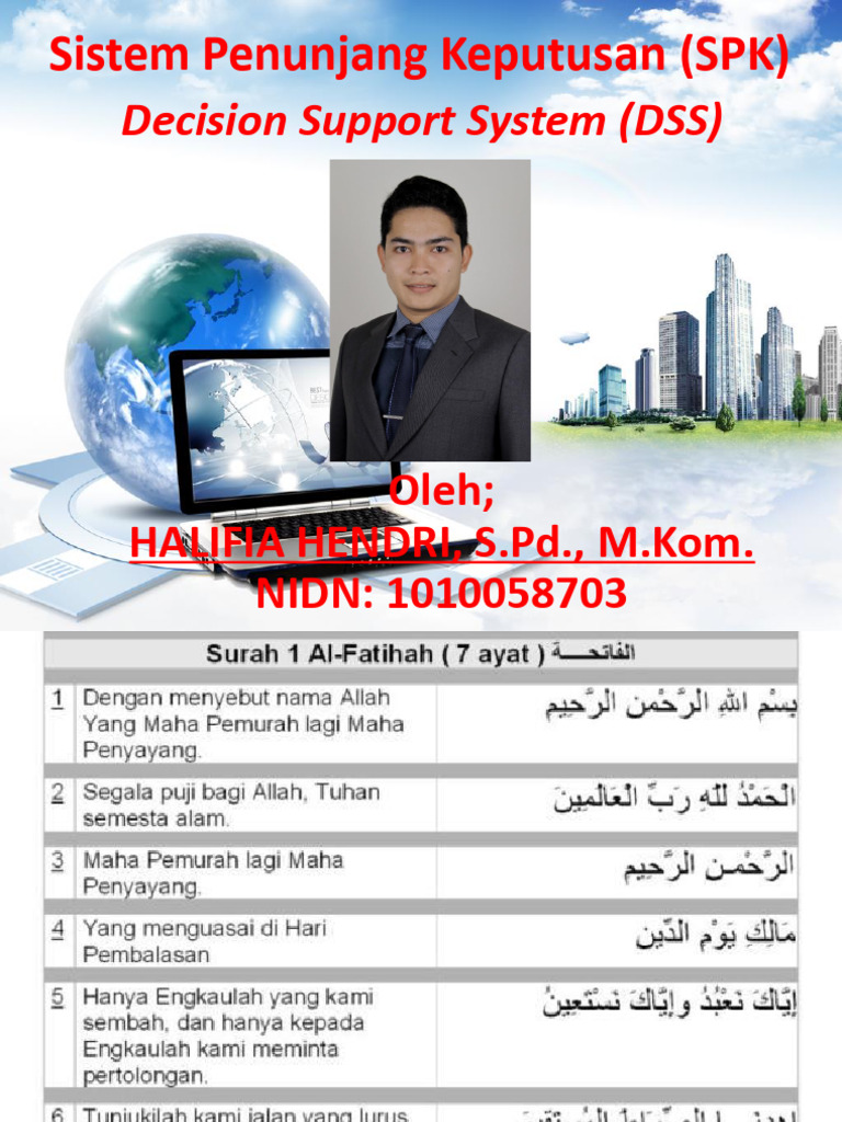 Pertemuan 1 | PDF | Decision Support System | Decision Making