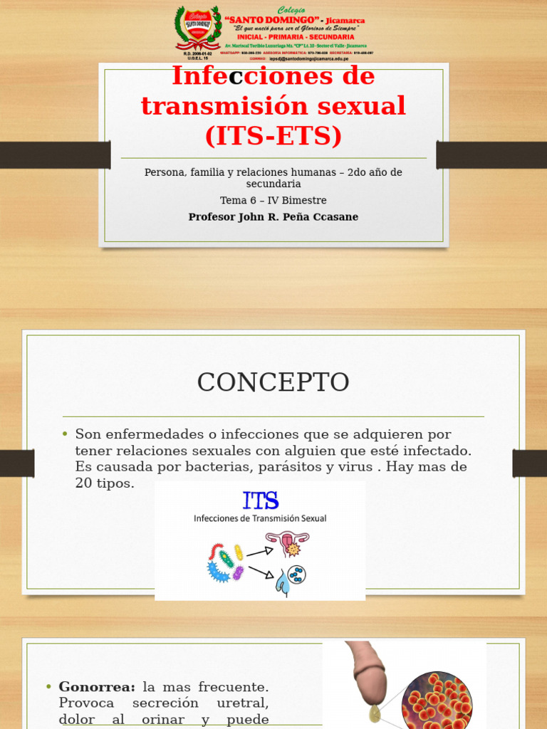Infecciones de Transmisión Sexual (ITS-ETS) | PDF