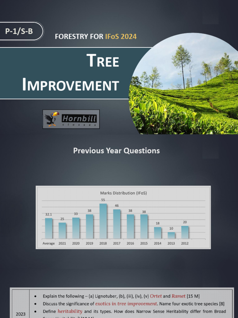 Tree Improvement: Concepts and Practices | PDF | Plant Breeding ...