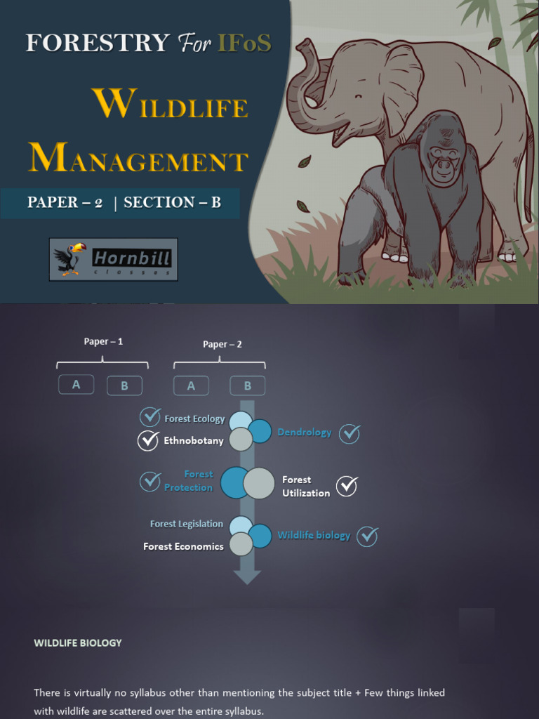 Wildlife Biology and Management Insights | PDF | Conservation Biology | Zoo