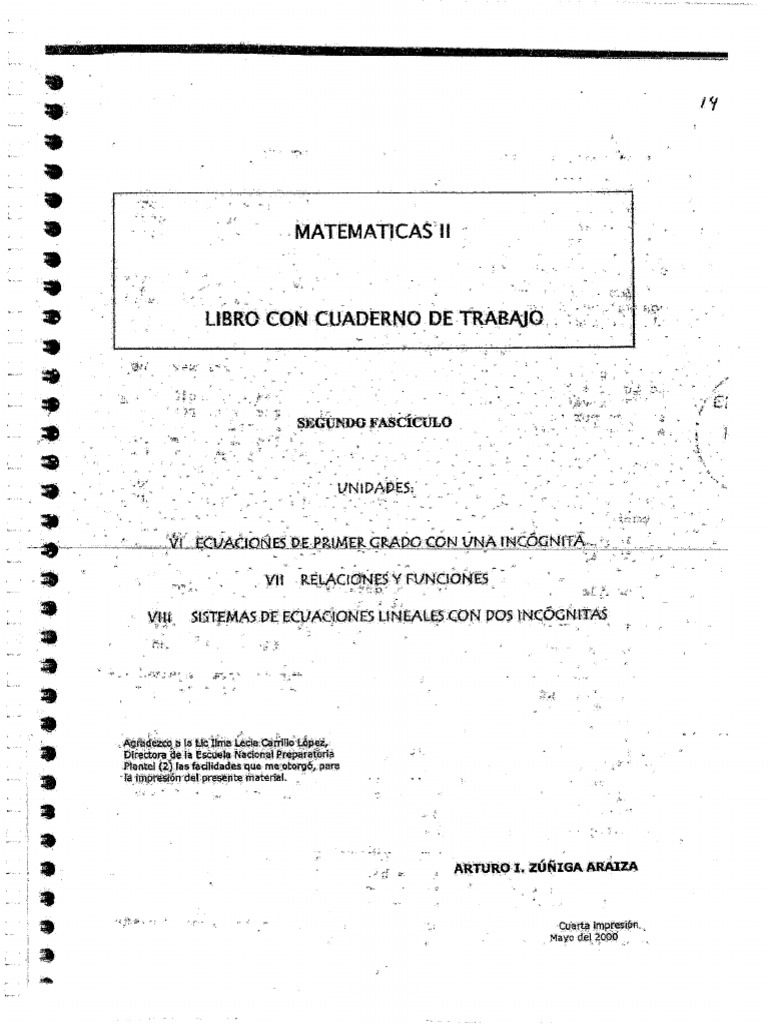 Matemáticas Ii Segundo Fascículo | PDF