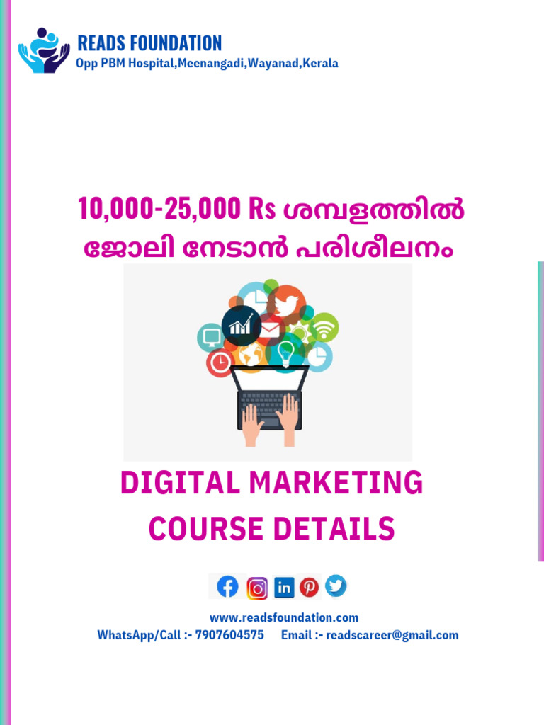 Digital Marketing Training Course in Wayanad | PDF | Search Engine ...