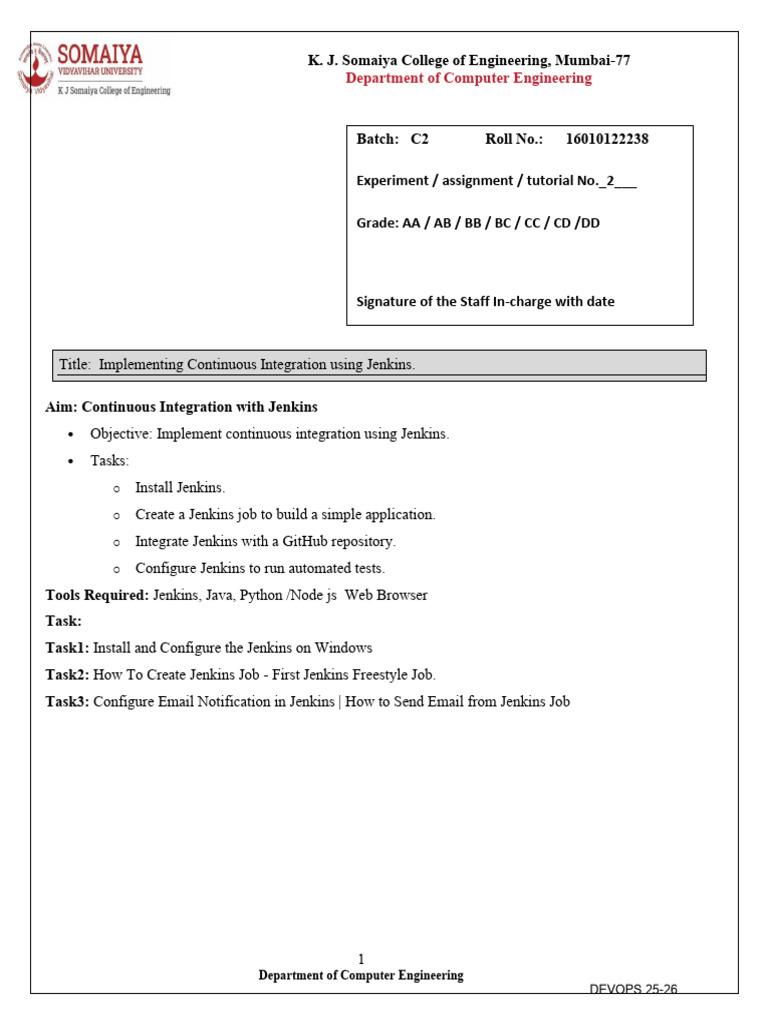 Devops Exp2 | PDF | Information Technology | Computing