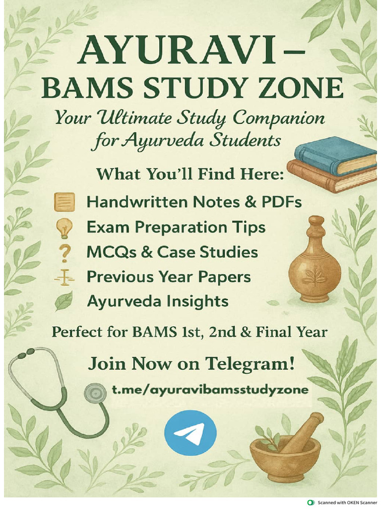 Ras Rasashala RSBK Notes @ayuravibamsstudyzone | PDF