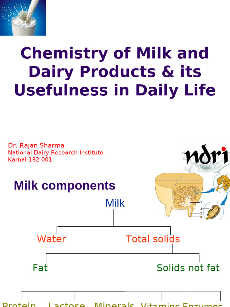Chemistry of Milk and Its Daily Benefits | PDF | Milk | Fat
