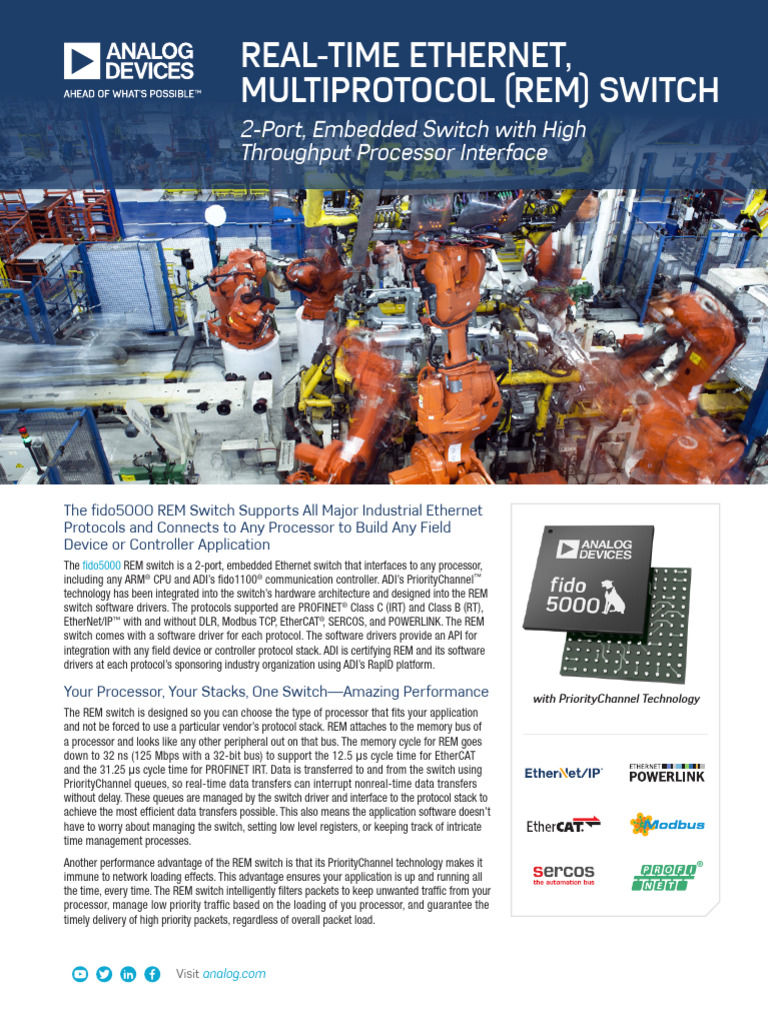 2-Port REM Switch for Industrial Ethernet | PDF | Network Switch ...