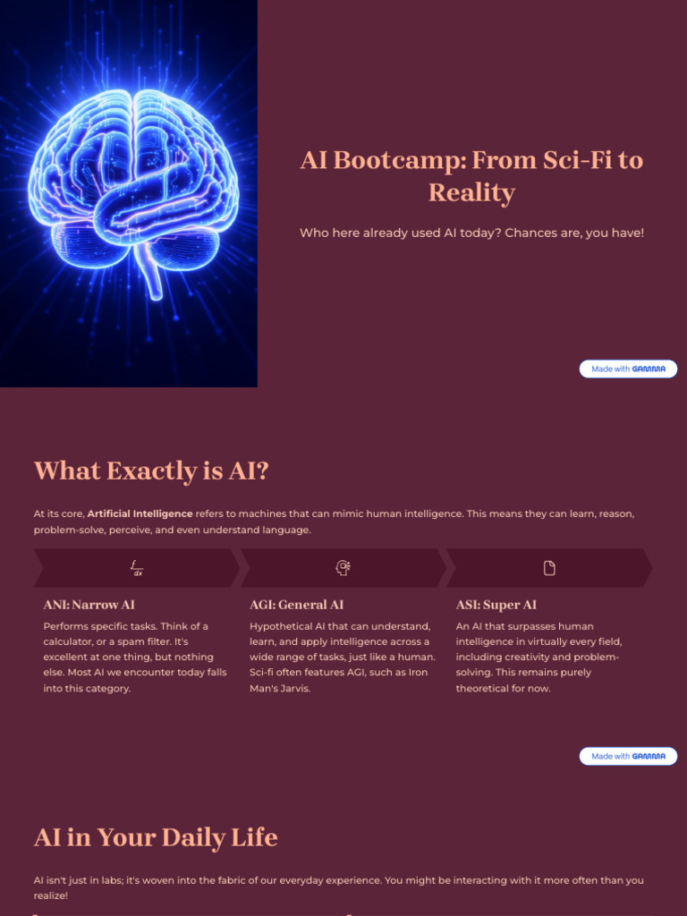 AI Bootcamp: Understanding AI Today | PDF | Artificial Intelligence ...