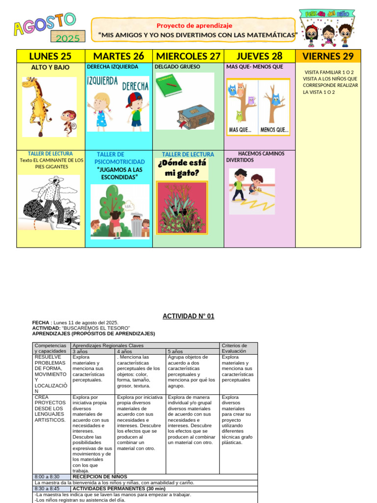 Actividades de Aprendizaje para Niños | PDF
