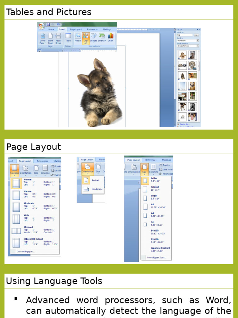 Tables and Pictures | PDF
